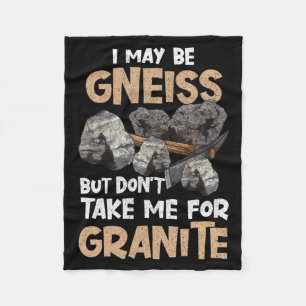 Geologist Gift Funny Geology Rock Science Earth Gn Fleece Blanket