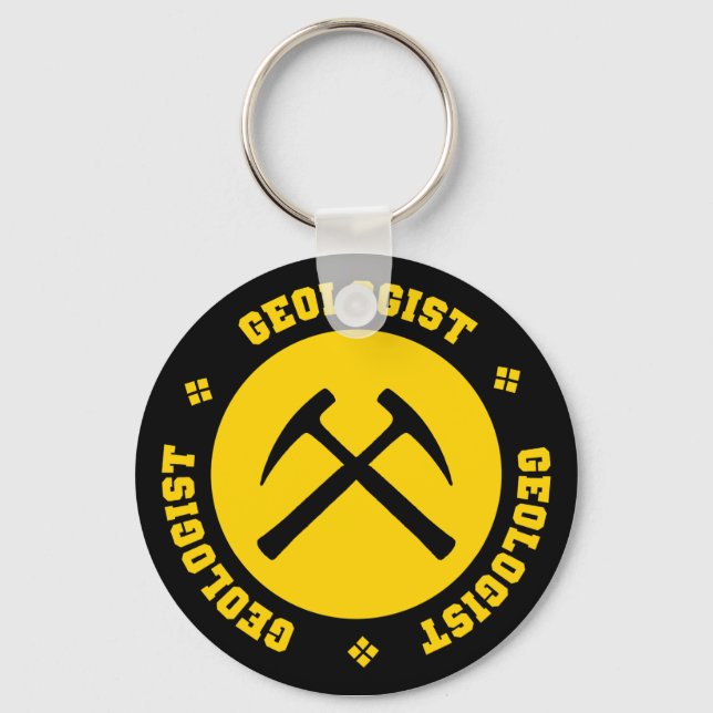 Geologist Keychain (Front)