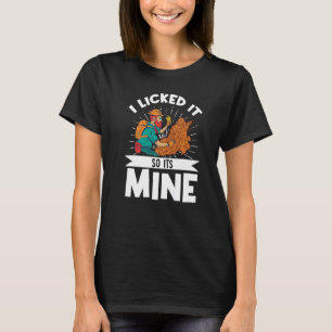 Geologist Mineral Rock Collecting Fossils I Licked T-Shirt