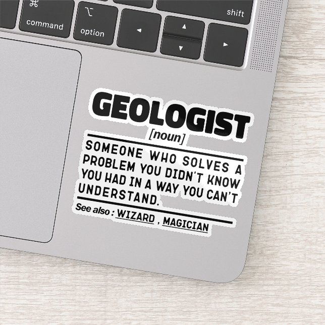Geologist Noun Geology Cool Student Graduation  (Detail)