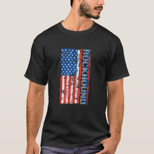 Geologist Rocks Geology Rockhounding Distressed U T-Shirt