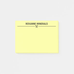 Geologist's Custom Post-it Notes