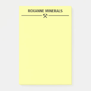 Geologist's Custom Post-it Notes