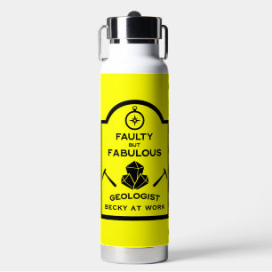 Geologists Funny Gifts For Geologists Geology Water Bottle