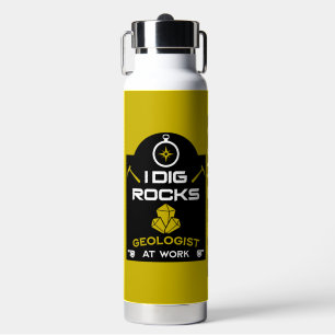 Geologists Funny Gifts For Geologists Geology Water Bottle