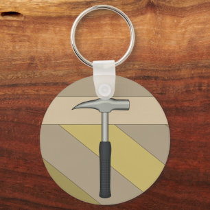 Geologist's Rock Hammer Key Ring