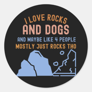 Geology Birthday, Geology Gems, Geologist, Classic Round Sticker