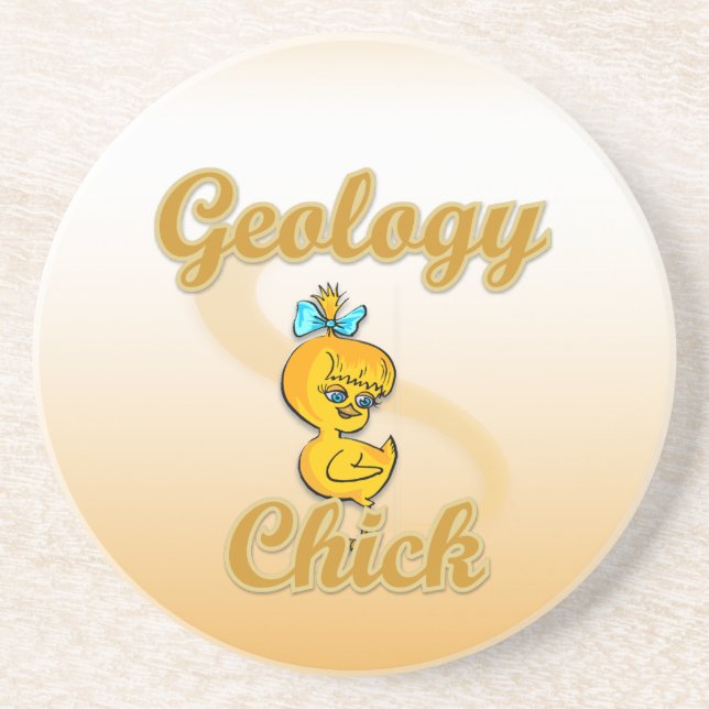 Geology Chick Coaster (Front)