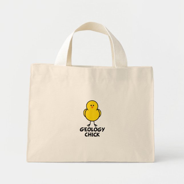 Geology Chick Mini Tote Bag (Front)