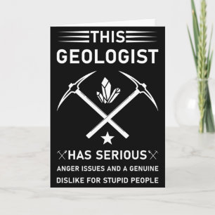 Geology Earth Science Funny Geologist T Shirt_8  Card