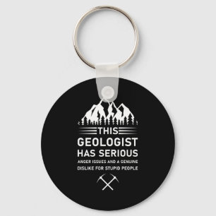 Geology Earth Science Funny Geologist T Shirt Key Ring
