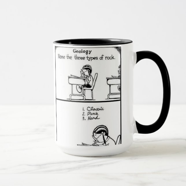 Geology Funny Rock Mug (Right)
