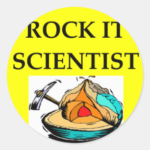 GEOLOGY geologist gifts Classic Round Sticker