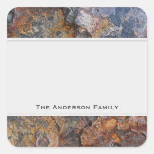 Geology Grungy Rock with Text Label