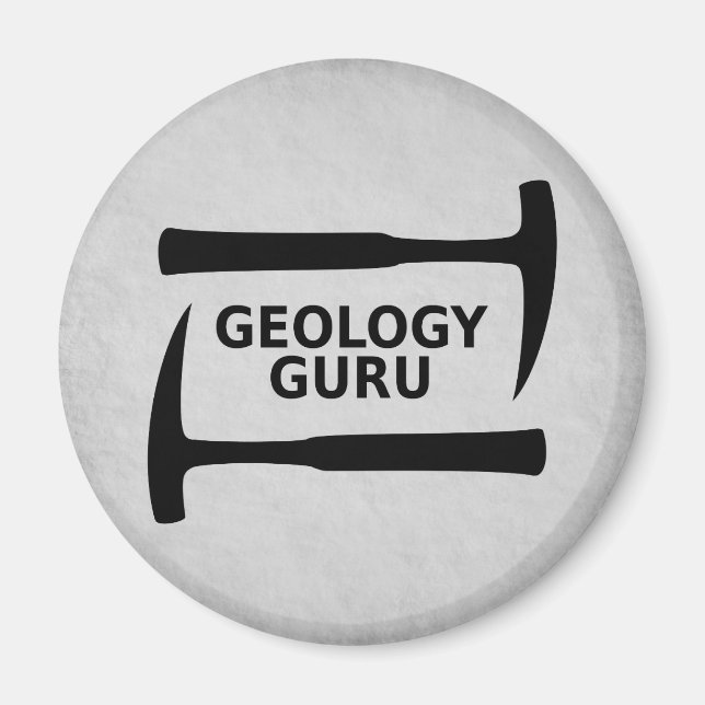 Geology Guru Magnet (Front)