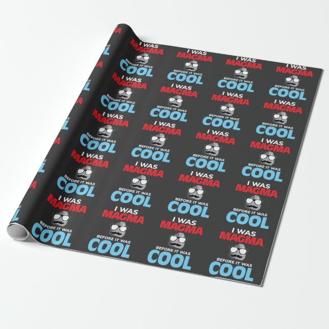 Geology Igneous rock magma science chemistry Wrapping Paper (Unrolled)