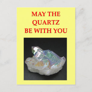 geology joke postcard