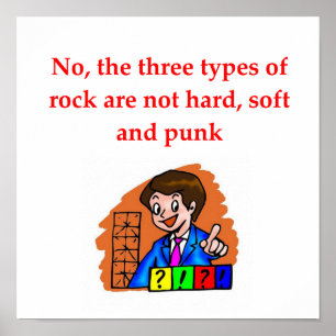 geology joke poster