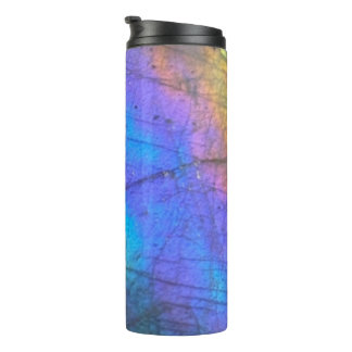 Geology Labradorite Stone Colourful Crystal Patter Thermal Tumbler