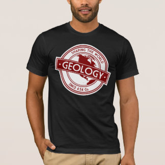 Geology Logo- Shaping the World (North America) T-Shirt