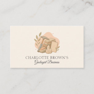 Geology Mining Earth Science Rock Collection Business Card
