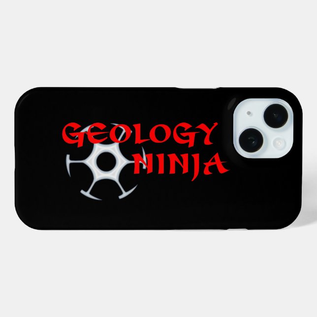 Geology Ninja Phone Case (Back (Horizontal))