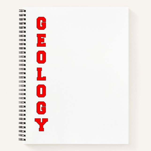 Geology Notebook (Front)