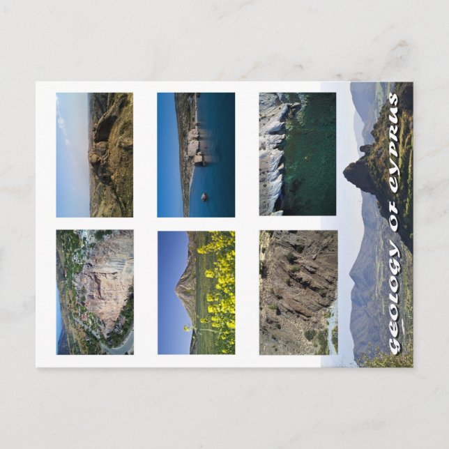 Geology of cyprus postcard (Front)