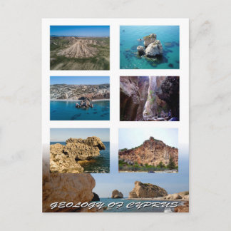 Geology of cyprus postcard
