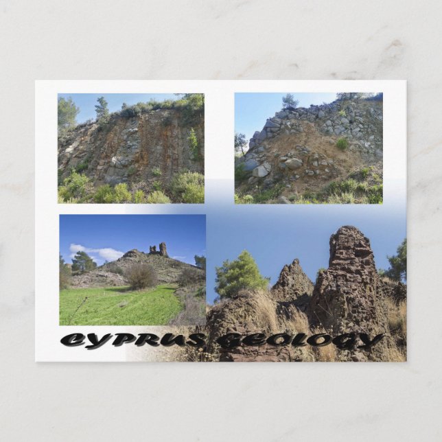 Geology of Cyprus postcard (Front)