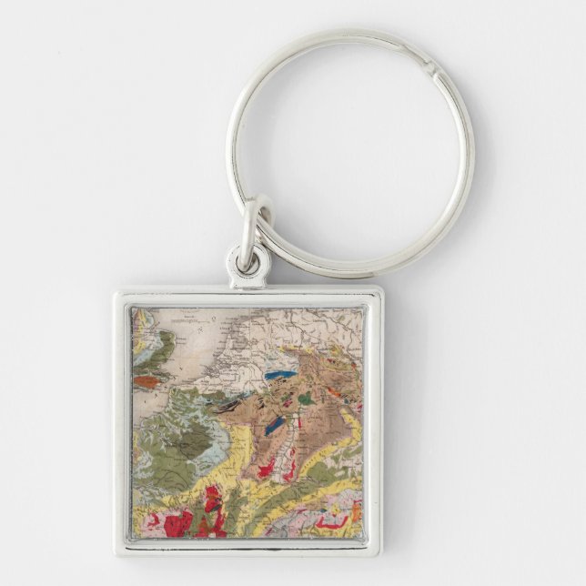 Geology of Europe Key Ring (Front)