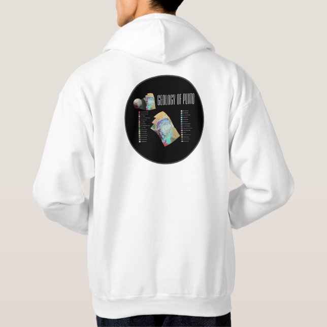 Geology of Pluto Hoodie (Back)