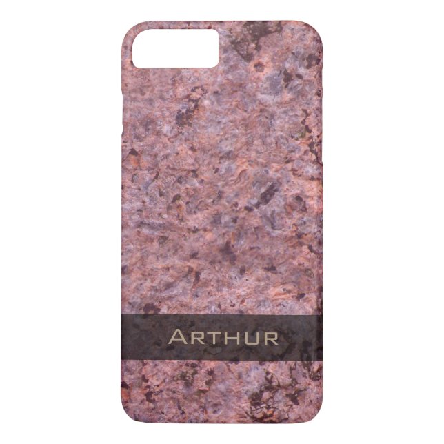 Geology Pink Rock Texture Photo Case-Mate iPhone Case (Back)