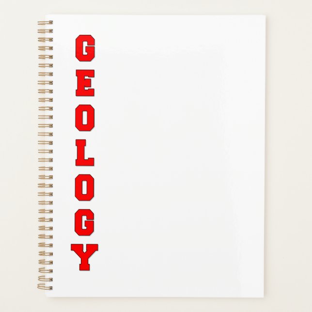 Geology Planner (Front)