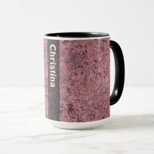 Geology Rock Texture with Name Mug