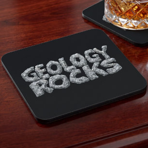 Geology Rocks - Funny Earth Science Pun Coaster