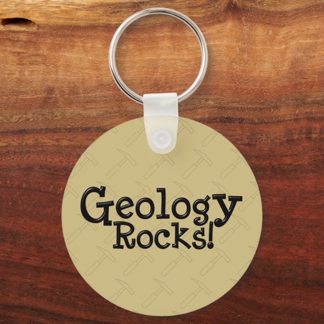 Geology Rocks! Key Ring (Front)