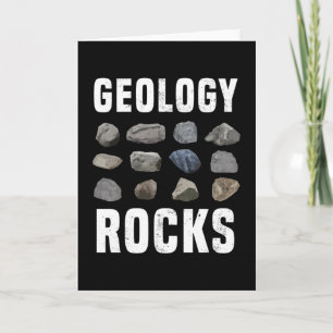 Geology Rocks Mineral Gift for Geologist Card