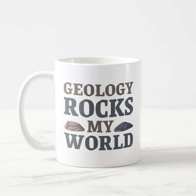 Geology Rocks My World Coffee Mug (Left)