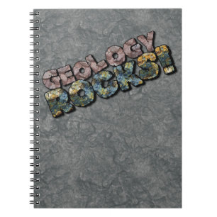 Geology Rocks! Nerd Geek Science Humour Notebook