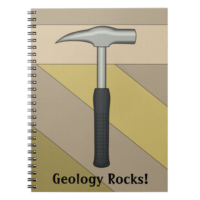 Geology Rocks! Rock Hammer Notebook (Front)