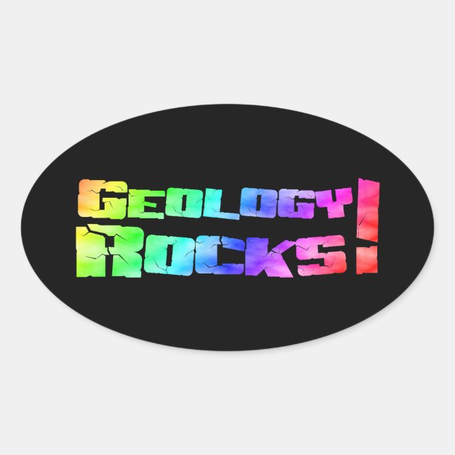 Geology Rocks! Sticker (Front)