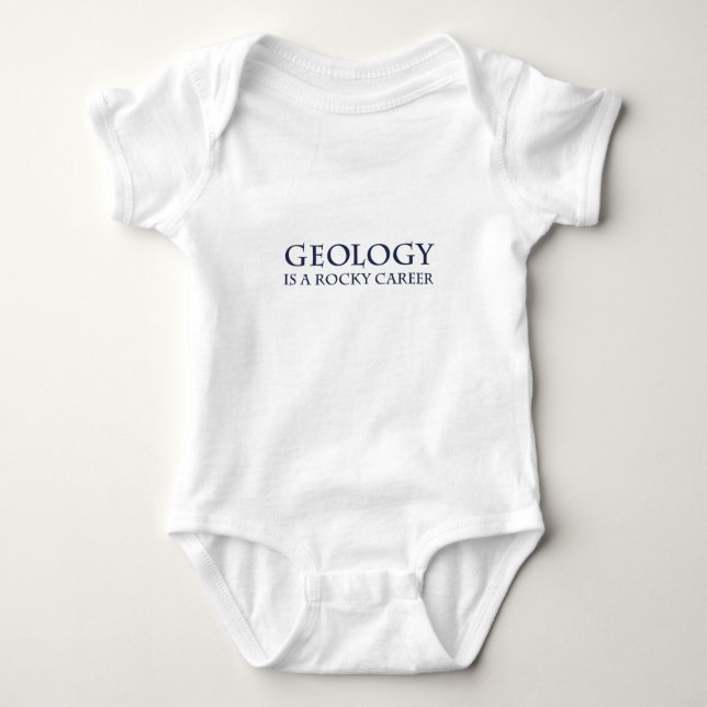 Geology: Rocky Career Baby Bodysuit (Front)