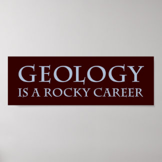 Geology: Rocky Career Poster