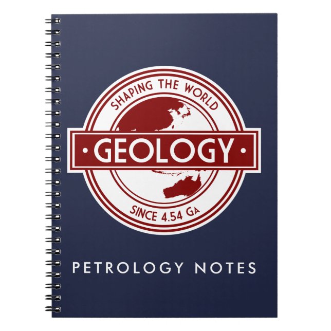 Geology- Shaping the World (Asia/Australia) Logo Notebook (Front)