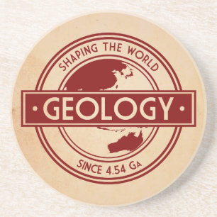 Geology- Shaping the World Logo (Asia/Australia) Coaster