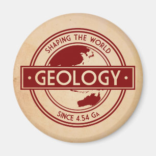 Geology- Shaping the World Logo (Asia/Australia) Magnet