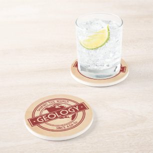 Geology- Shaping the World Logo (North America) Coaster