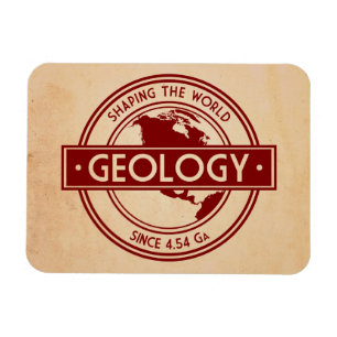 Geology- Shaping the World Logo (North America) Magnet