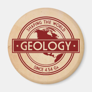 Geology- Shaping the World Logo (North America) Magnet